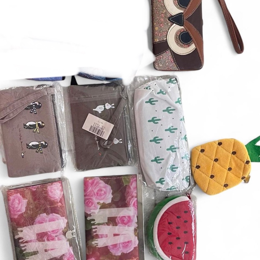 Women’s Girls Accessories Assorted Fruit & Floral Wallets